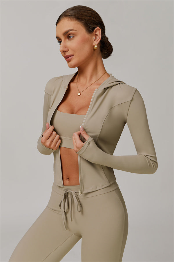 The Lumina Hooded Training Jacket