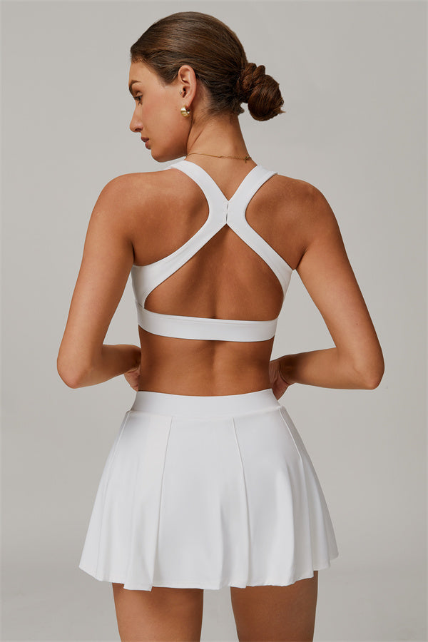 The Lumina Sports Bra Tennis Skirt 2-Piece Set