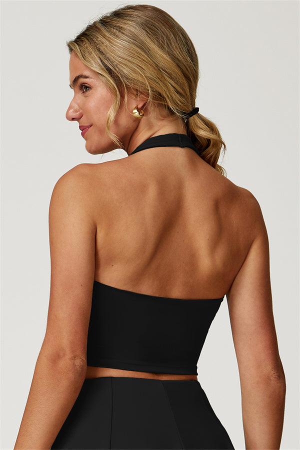 The Boost Halter Crop Top