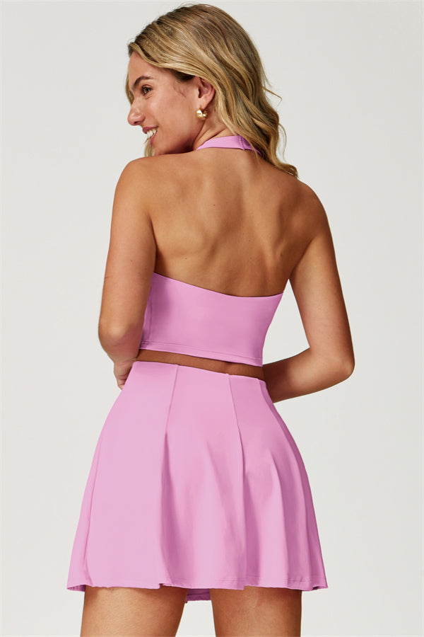 The Boost Halter Crop Top