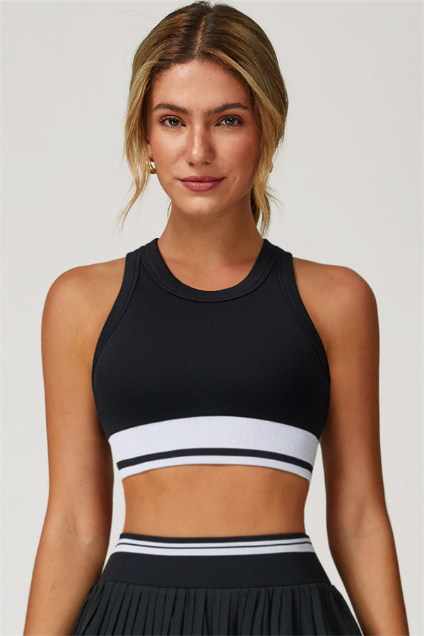 The Elan Crop Top Tennis Skirt 2-Piece Set