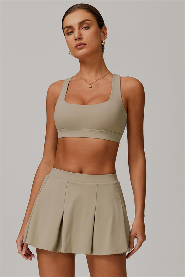The Lumina Sports Bra Tennis Skirt 2-Piece Set