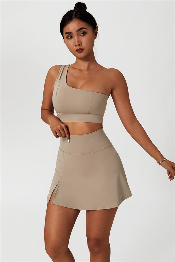 The Fit Flex Sports Bra Tennis Skirt 2-Piece Set