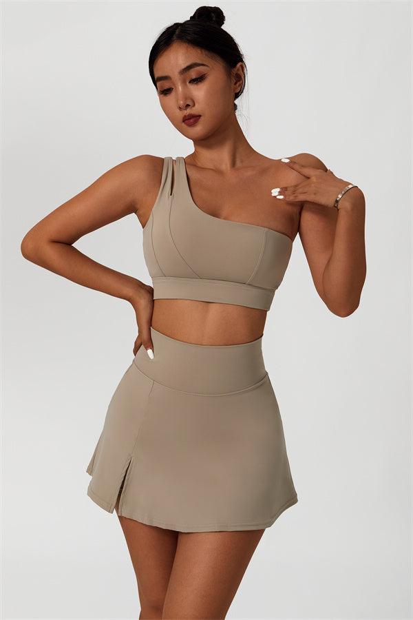 The Fit Flex Sports Bra Tennis Skirt 2-Piece Set