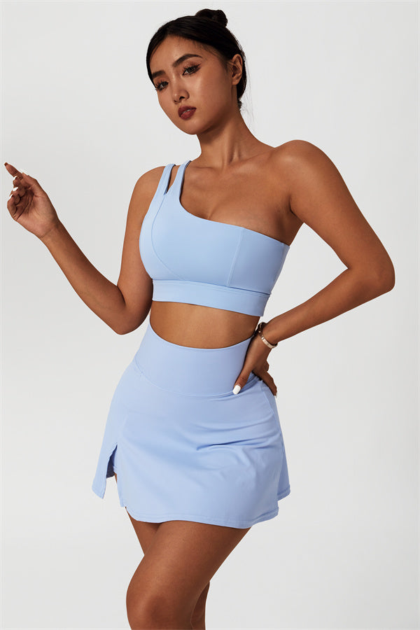 The Fit Flex Sports Bra Tennis Skirt 2-Piece Set