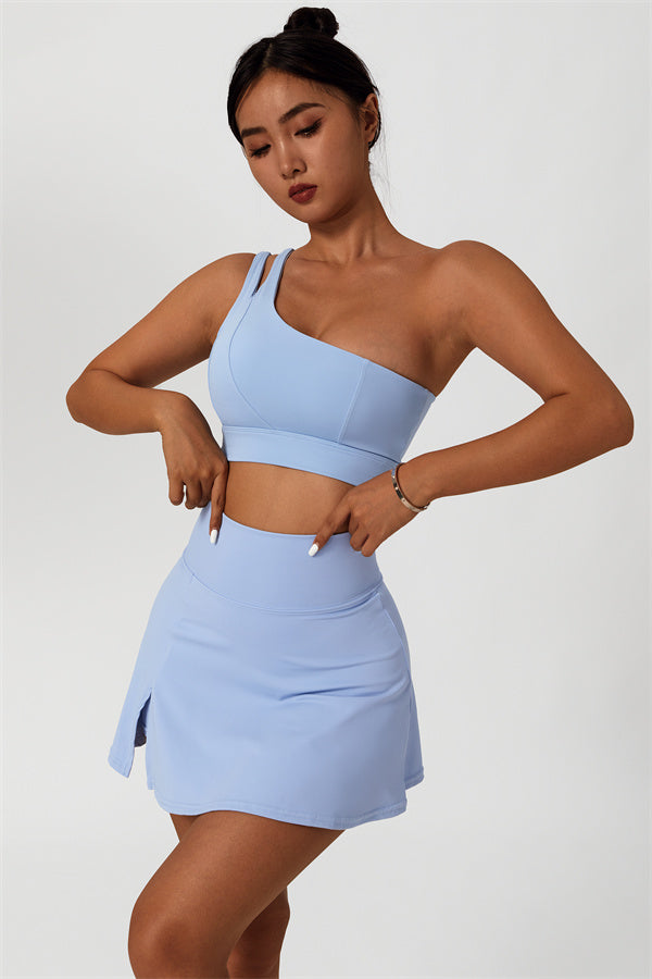 The Fit Flex Sports Bra Tennis Skirt 2-Piece Set