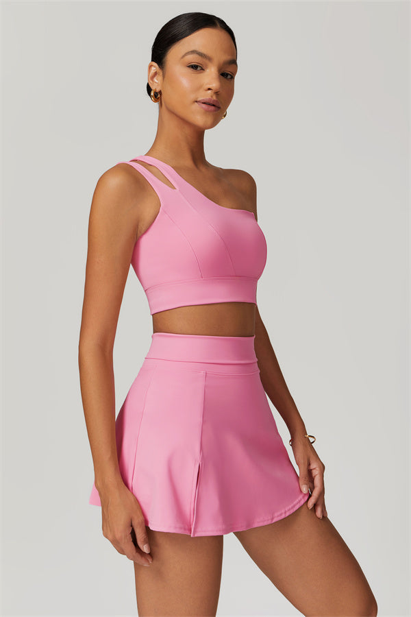 The Fit Flex Sports Bra Tennis Skirt 2-Piece Set