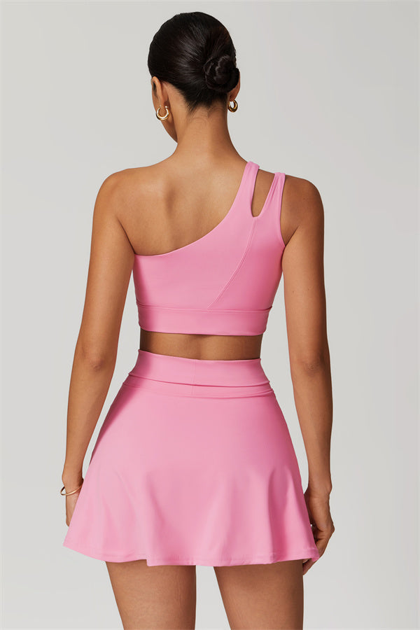 The Fit Flex Sports Bra Tennis Skirt 2-Piece Set