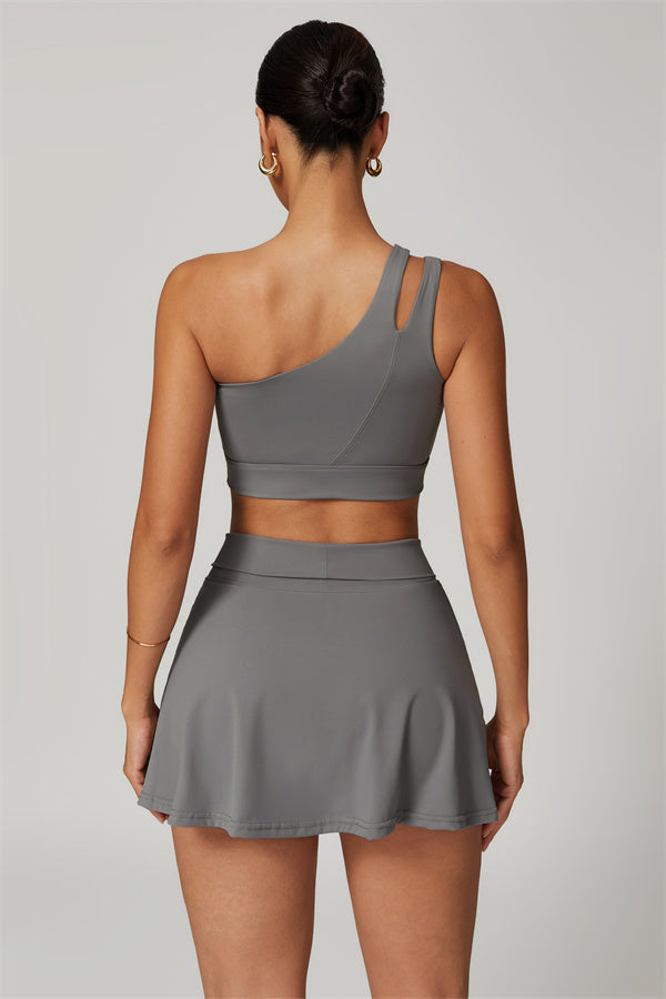 The Fit Flex Sports Bra Tennis Skirt 2-Piece Set