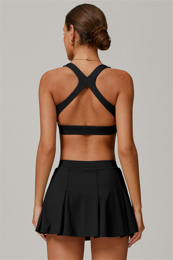 The Lumina Sports Bra Tennis Skirt 2-Piece Set