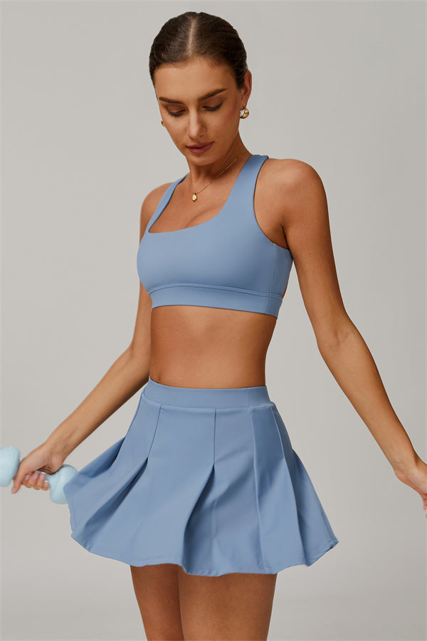 The Lumina Sports Bra Tennis Skirt 2-Piece Set